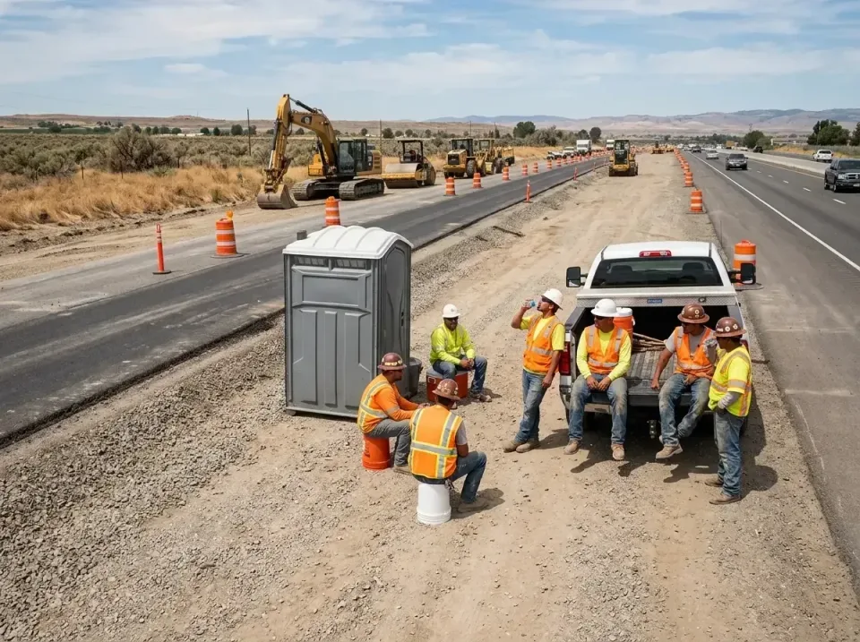 highway-road-construction-crew-007 — frequently asked questions, Porta Potty and Restroom Rentals in Fresno, CA